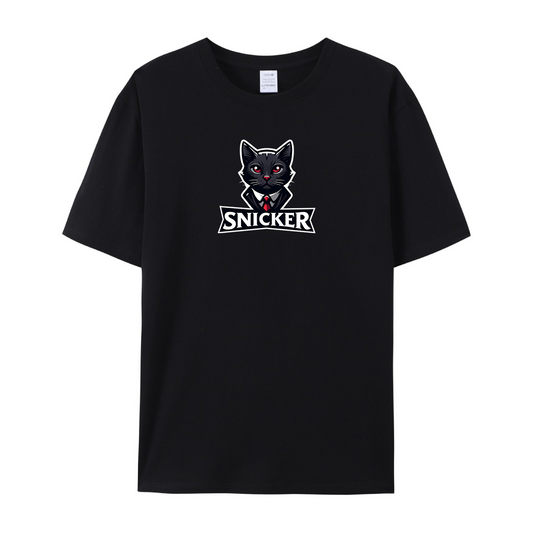 Snicker Cat | 100% Cotton T-Shirt